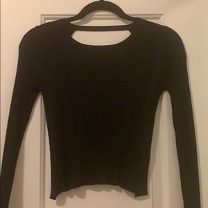 Zara ribbed backless knit, size medium